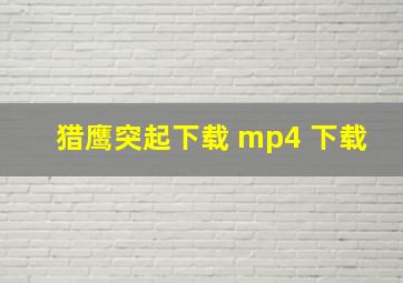 猎鹰突起下载 mp4 下载